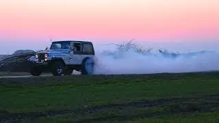 640 Jeep rolling burnout