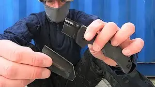 COLD STEEL RECON 1 TANTO POINT - DESTRUCTION TEST - UNTIL IT BREAKS - STEEL CPM S35VN - KNIFE REVIEW