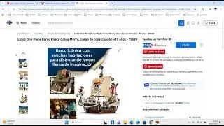 🚢 &iexcl;Oferta Carrefour! LEGO One Piece Barco Pirata Going Merry 75639 barato 80&euro; &iexcl;36 DTO! Opini&oacute;n 🚢