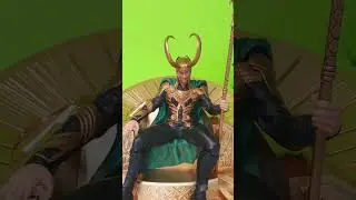 Figura Loki en trono Iron Studios - lafrikileria.com