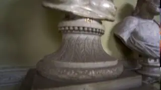Stone bust shot of an ancient influential Roman leader