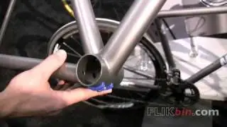 Interbike 2009 - MOOTS - Vamoots RSL, double-butted Titanium Frame, Road Bike Made in the USA