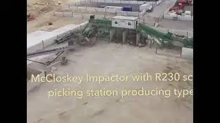 For Sale -2018 McCloskey 230 / Static Plant Mounted on Skid