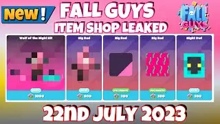 *NEW* Fall Guys SS4 - 22nd July ITEM SHOP LEAKED! (Wolf of the Night Kit Bundle)