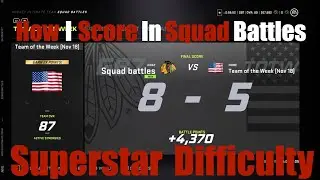 How I Score In Squad Battles Against Superstar AI(NHL 21 HUT)