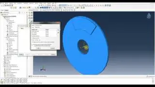 Disc brake coupled temp-displacement analysis tutorial II/IV