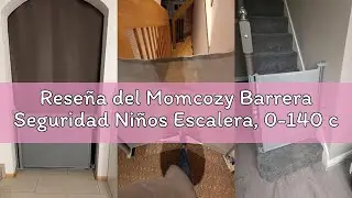 Reseña del Momcozy Barrera Seguridad Niños Escalera, 0-140 cm Puerta Seguridad Bebé Extensibles, Val