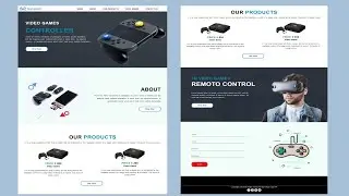 Gamepad Website Project Using HTML CSS (Hindi) Part-3 | Simple Project Create | Satya Gyan A4