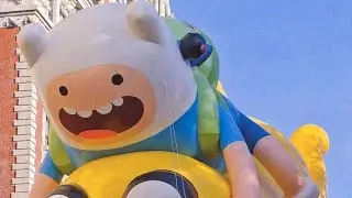 Adventure time Macys parade balloon history 