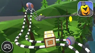 Rolling Ball Sky Escape - Gameplay Walkthrough Part 18 - Casual Game Levels 55-57 (iOS, Android)