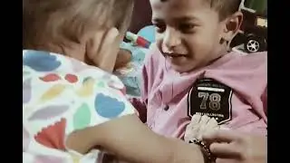 #sister and brother bond# mom diaries with two kids# baby laughing 