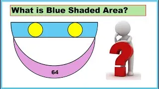 A Nice Geometry Puzzle || Two Identical Circle Two Semicircles || Dealing An Elegant Math Problem