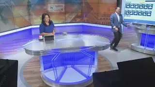 Daybreak's Kevin O'Neill and Heather Ly rock out