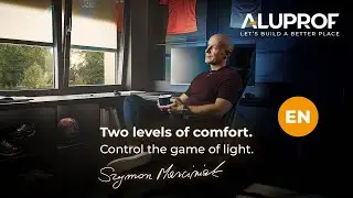 SkyTwin external roller screen and shutter by Aluprof - control the game of light