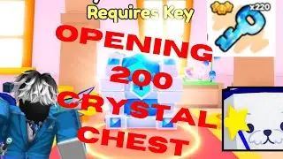 Opening 200 Crystal Chest In Ps99: Will I Get A Huge? || Repeatedbird playz