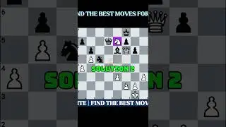 🚀Only 1% See This! Best Moves for White Explained #chessgame #trending #shortvideo