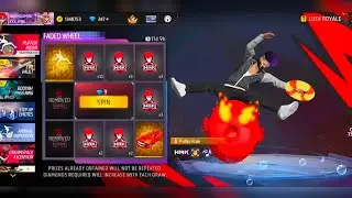 Puffer Ride Emote Free Fire Spin 🤩 New Faded Wheel Spin 😀 FF New Event Today | Free Fire New Event