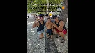 Arthur todo feliz em ter encontrado o #leodahornet  ,#Bruno e o #thiagoreis 🥰☺️