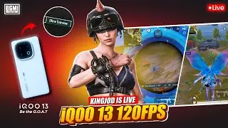 BGMI LIVE 4.2 UPDATE 🫡 + RANK PUSH IQOO 13 [120FPS + 90 FPS ]  GAMEPLAY KINGJODISLIVE