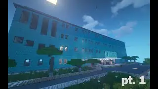 ИСМАРТ Main building pt.1 | Minecraft Timelapse