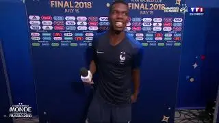Paul Pogba doing the Shaku Shaku celebration - TF1