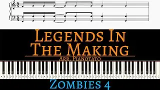 Legends In The Making (From Zombies 4: Dawn Of The Vampires) | Piano cover by Pianotato