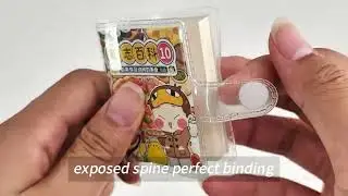 Mini book:easy to carry #printingfactory #customizedprinting #paperprinting #booksupplier