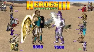 HEROES 3 L8 9999 EACH SLOT CASTLE VS L9 7500 EACH SLOT TOWER