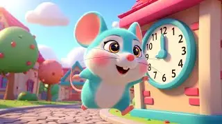 The Mouse Races to Outsmart the Clock Tower 🐭🕰️ | Kids Time Learning Song