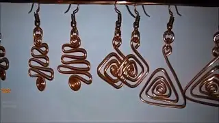 15 Different Copper Earrings & 2 New Coil Designs - How to Make Some of Them - Energetic Copper Art