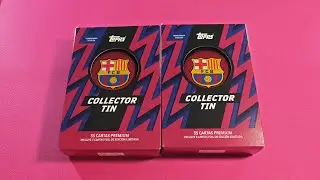 Topps FC Barcelona Collector Tin 2025-2026 Unboxing