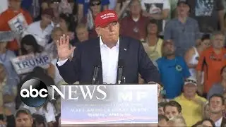 Donald Trump Holds Stadium Rally in Alabama