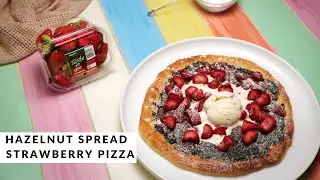Hazelnut Spread and Strawberry Pizza by Michael Weldon