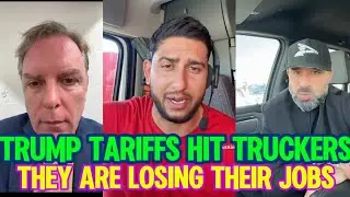 TRUCKERS Are LOSING Their JOBS Due to TARIFFS & Empty PORTS After 90% of Them Voted Trump
