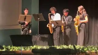 GCHS Prism 2025, Saxophone Quartet, Volcanic Ash- Trevor, Kevin, Chase, Bella 