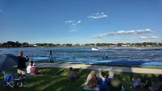 Timelapse of Cypress Water Ski Team of the show on January 17, 2026.