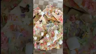 spring chocolate bark 🤍🍫🌸 #spring #asmr