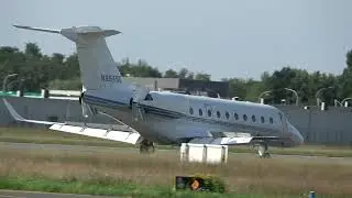 GULFSTREAM G280 N284SE LANDING AND DEPARTING KORTRIJK WEVELGEM BELGIUM 11-8-2023