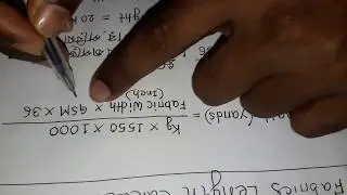 How to calculate length ll knit fabrics