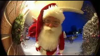 Santa Caught on Doorbell Camera!
