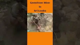 Gemstone Mine in Sri Lanka #shorts