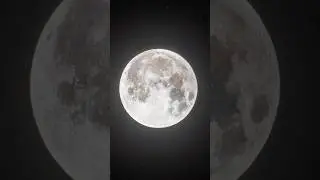 The Full Harvest Moon 🌾🌕🔭 from an 8&rdquo; refractor telescope #harvestmoon #fullmoon #telescope #moon