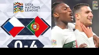 Czech Republic - Portugal |Extended Highlights | Match  | UEFA Nations League 2022 | Live HD