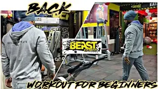 Back Workout For Beginners | BharatSinghania | Beast Fitness Agra #backworkout