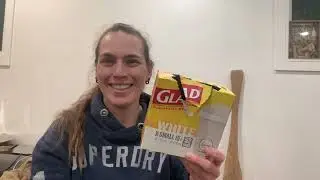 Glad garbage bag product review - the hint of Febreze is my favorite part!