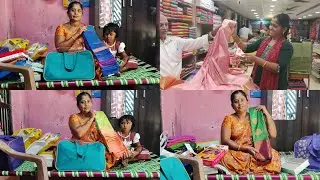 SHOPPING VLOG 🏩புது வீட்டு பால் காய்ச்சலுக்கு எல்லாருக்கும் டிரஸ் எடுத்தாச்சு