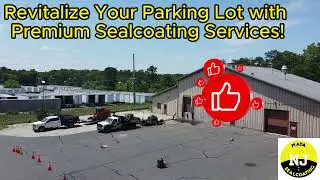 Revitalize Your Parking Lot with Premium Sealcoating Services! #parkinglotmaintenance