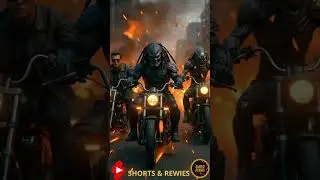 #O TERMINATOR, #PREDADOR AND#ALIEN WALK FROM #HARLEY-DAVIDSON IN A DEVASTATED POST-APOCALYPTIC CITY.