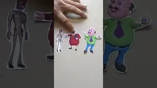 Pulice, Motu and Scientist #entertainment motupatlu #headchallenge #shorts #shortsfeed