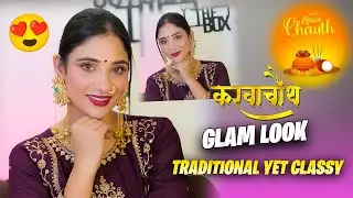 Modern Karwachauth makeup tutorial || shystyles 